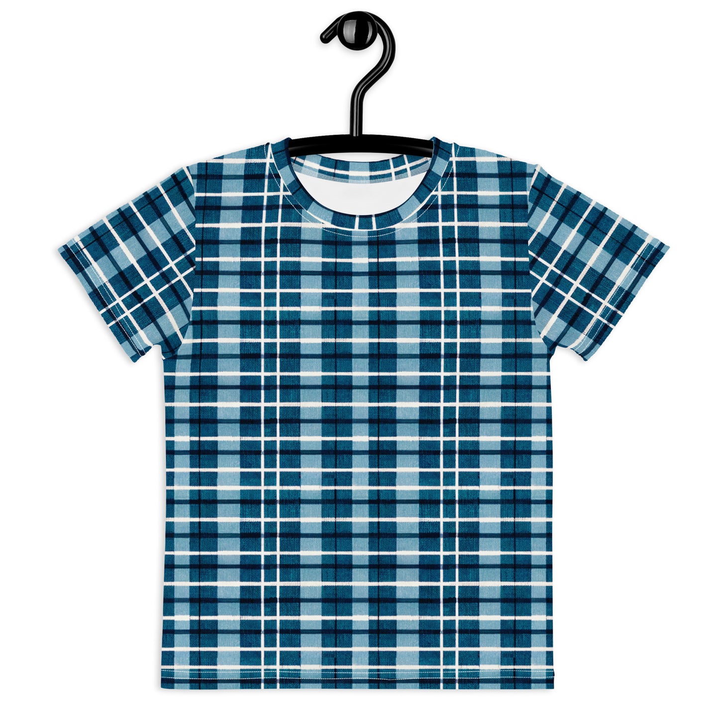 Scotsman’s Skyward Plaid Boy’s crew neck t-shirt