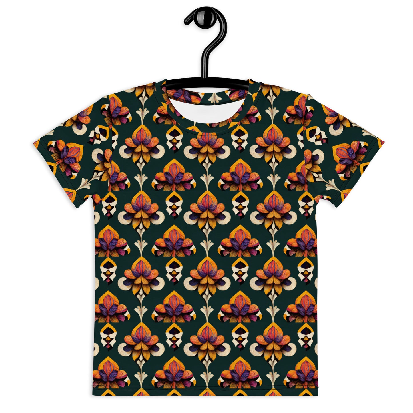 Taza’s Radiant Petals Boy’s crew neck t-shirt