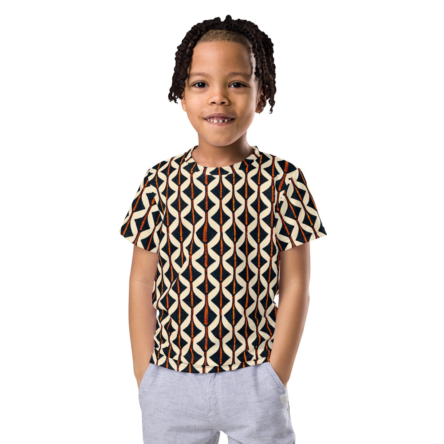 Tribal Tones In Harmony Boy’s crew neck t-shirt