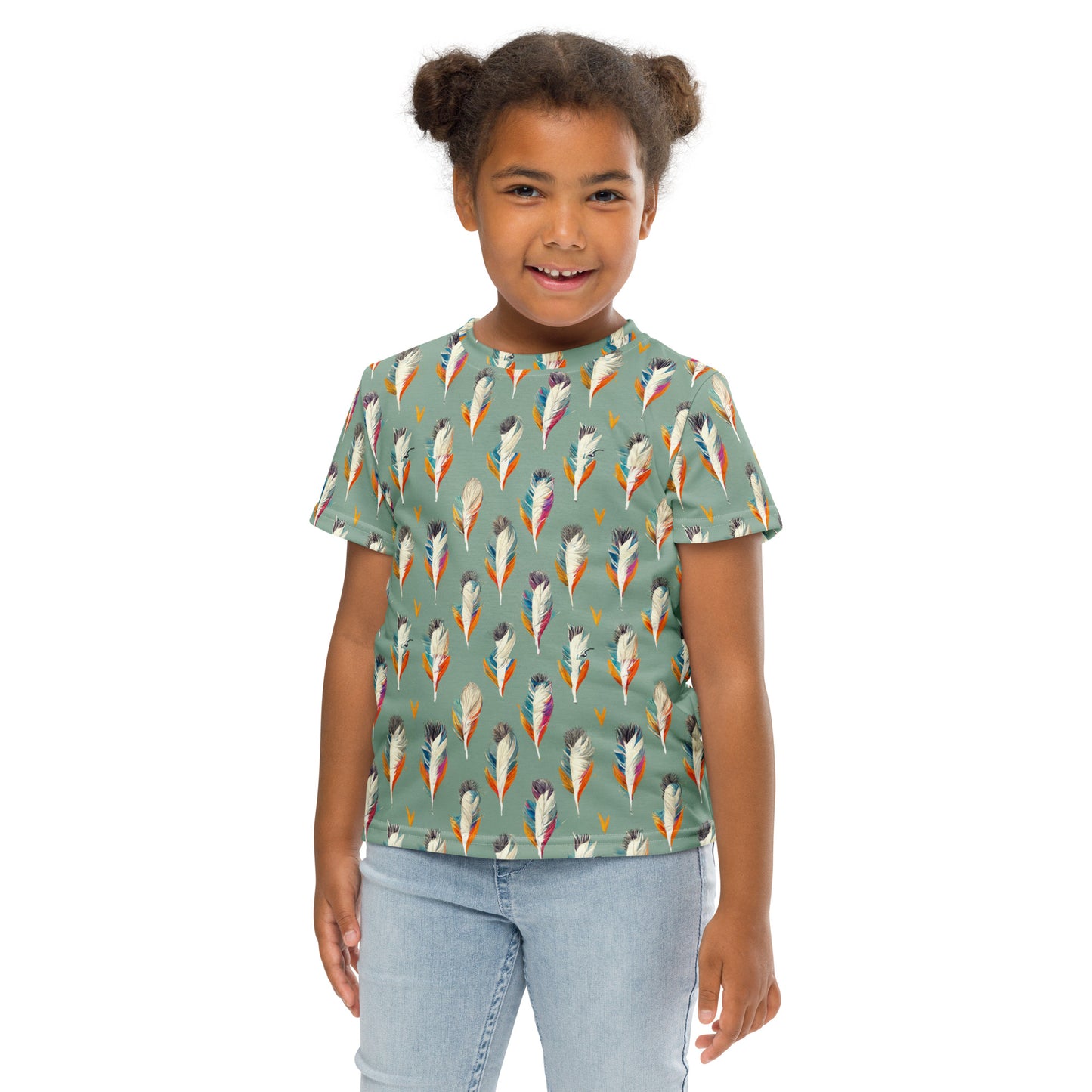 Tropical Birdsong Girl’s crew neck t-shirt