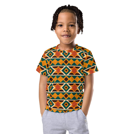 Tropical Diamond Tango Boy’s crew neck t-shirt