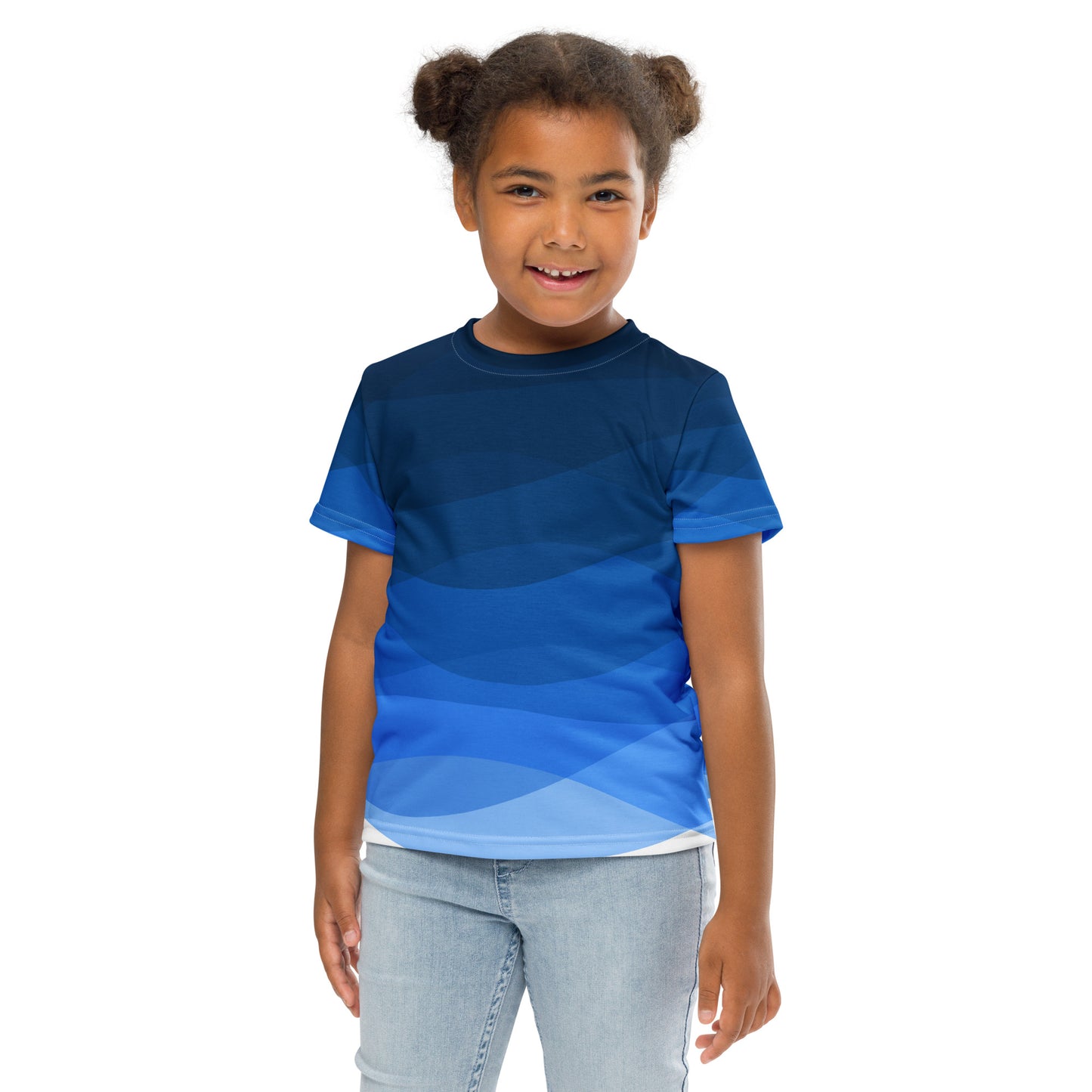 Nautical Indigo Girl’s crew neck t-shirt