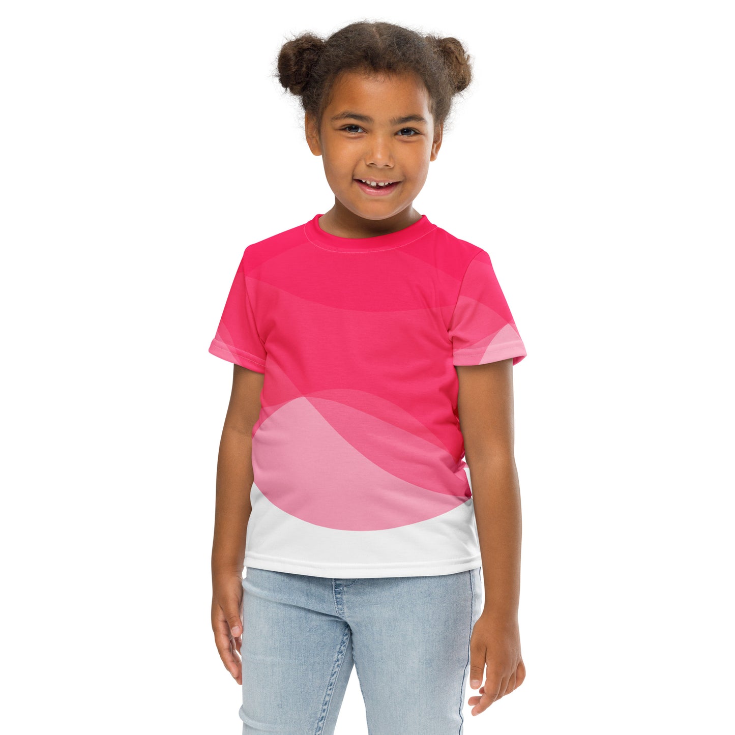 Hot Pink Hurricane Girl’s crew neck t-shirt