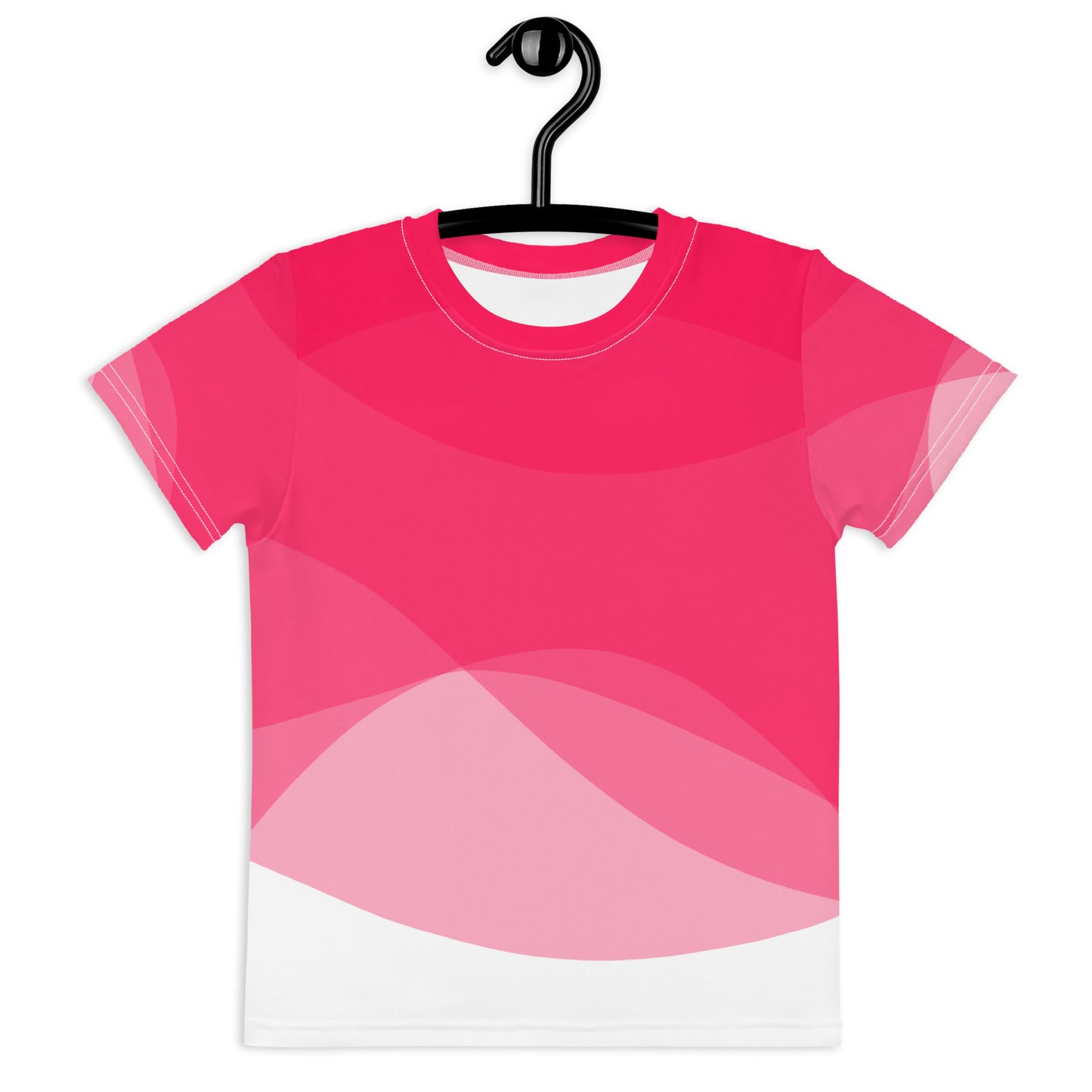 Hot Pink Hurricane Girl’s crew neck t-shirt