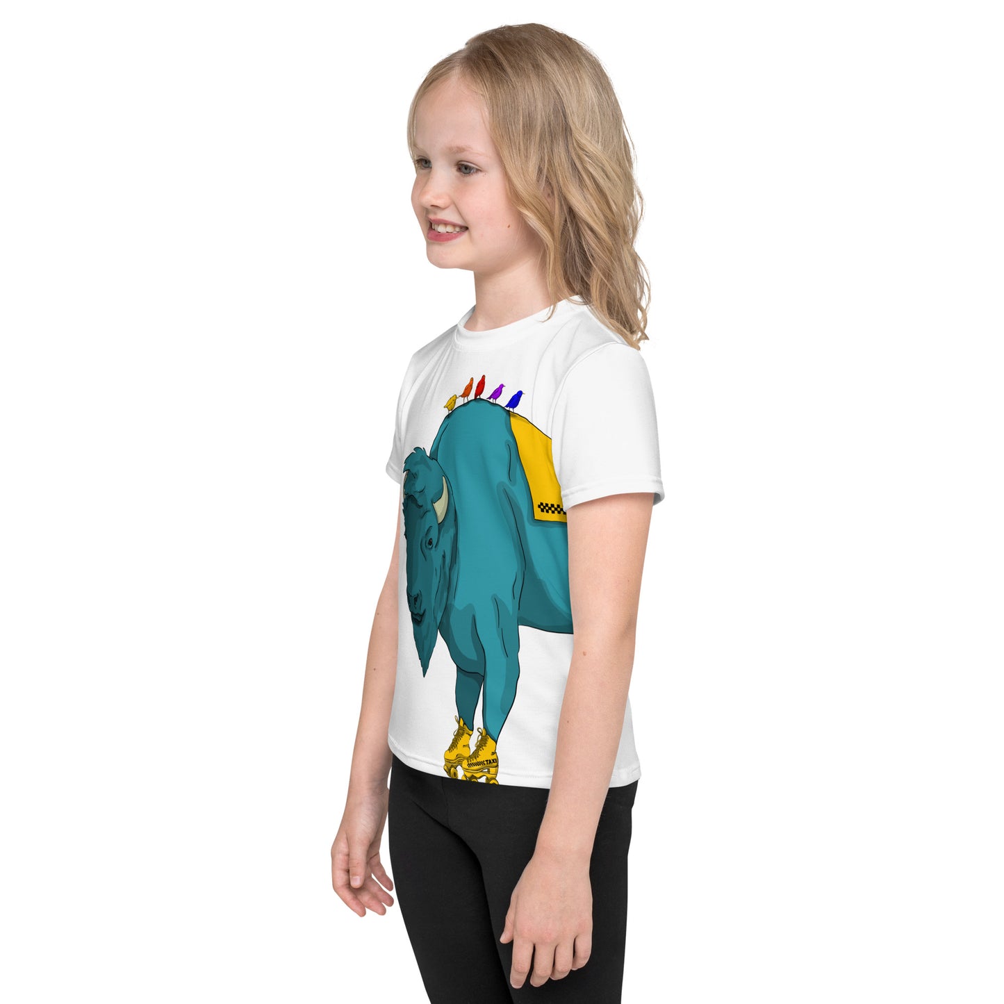 Commuter Bison Girl’s crew neck t-shirt