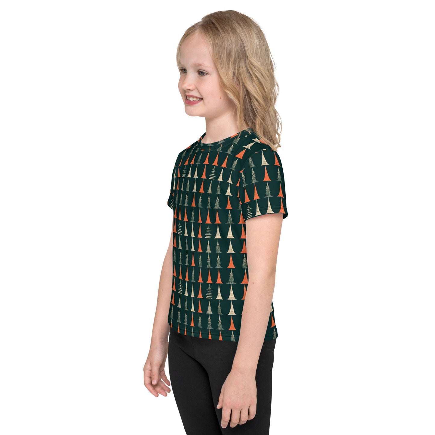 Holiday Tree Symphony Girl’s crew neck t-shirt