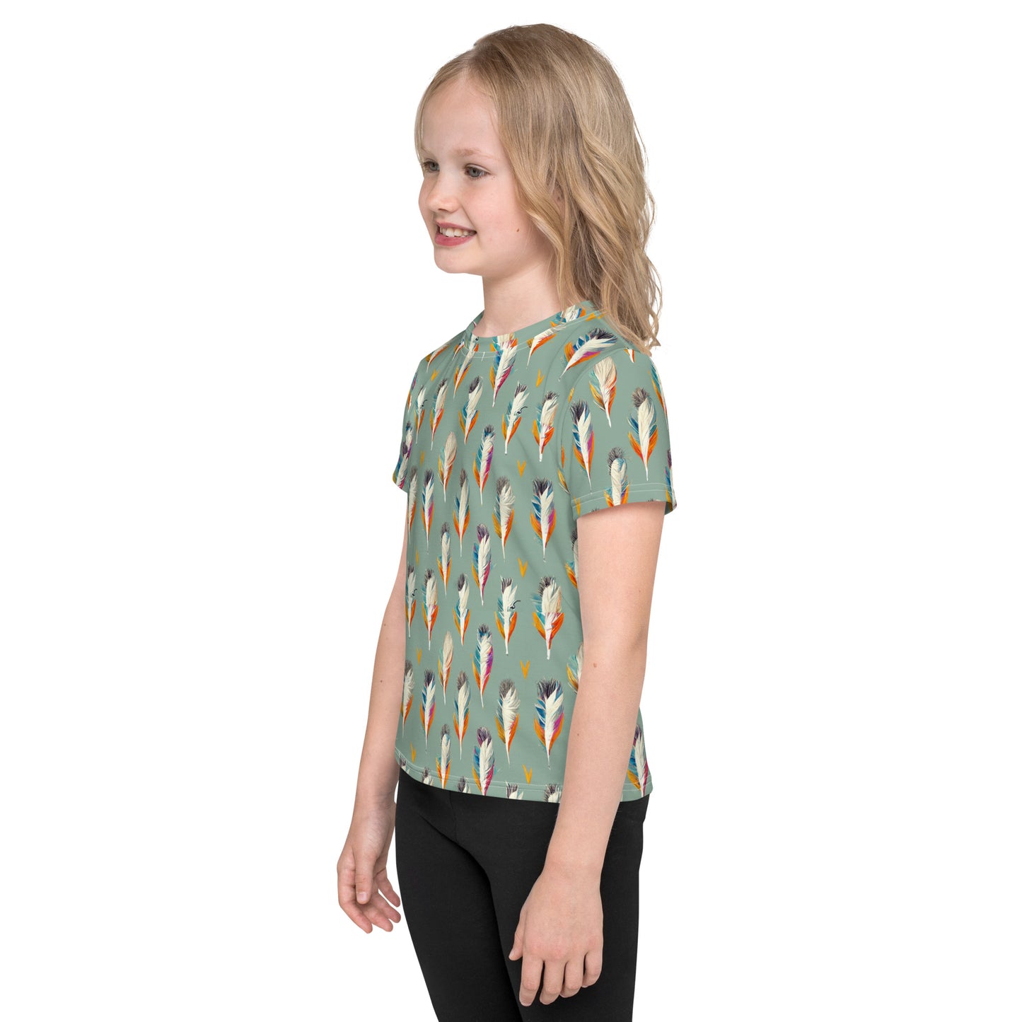 Tropical Birdsong Girl’s crew neck t-shirt