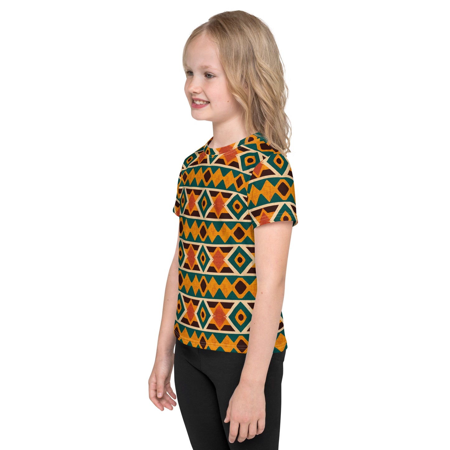 Tropical Diamond Tango Girl’s crew neck t-shirt