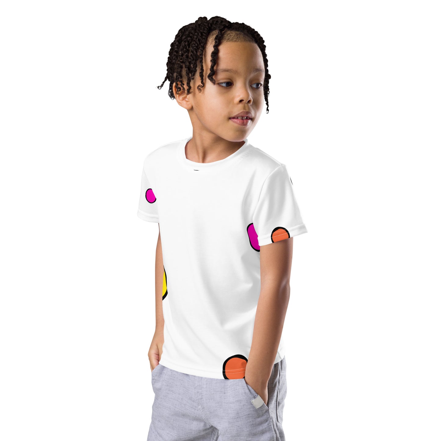 Dots Kids crew neck t-shirt