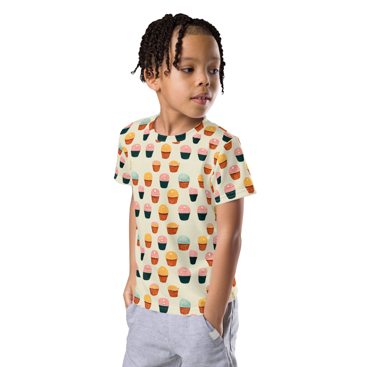 Cheerful Medley Boy’s crew neck t-shirt