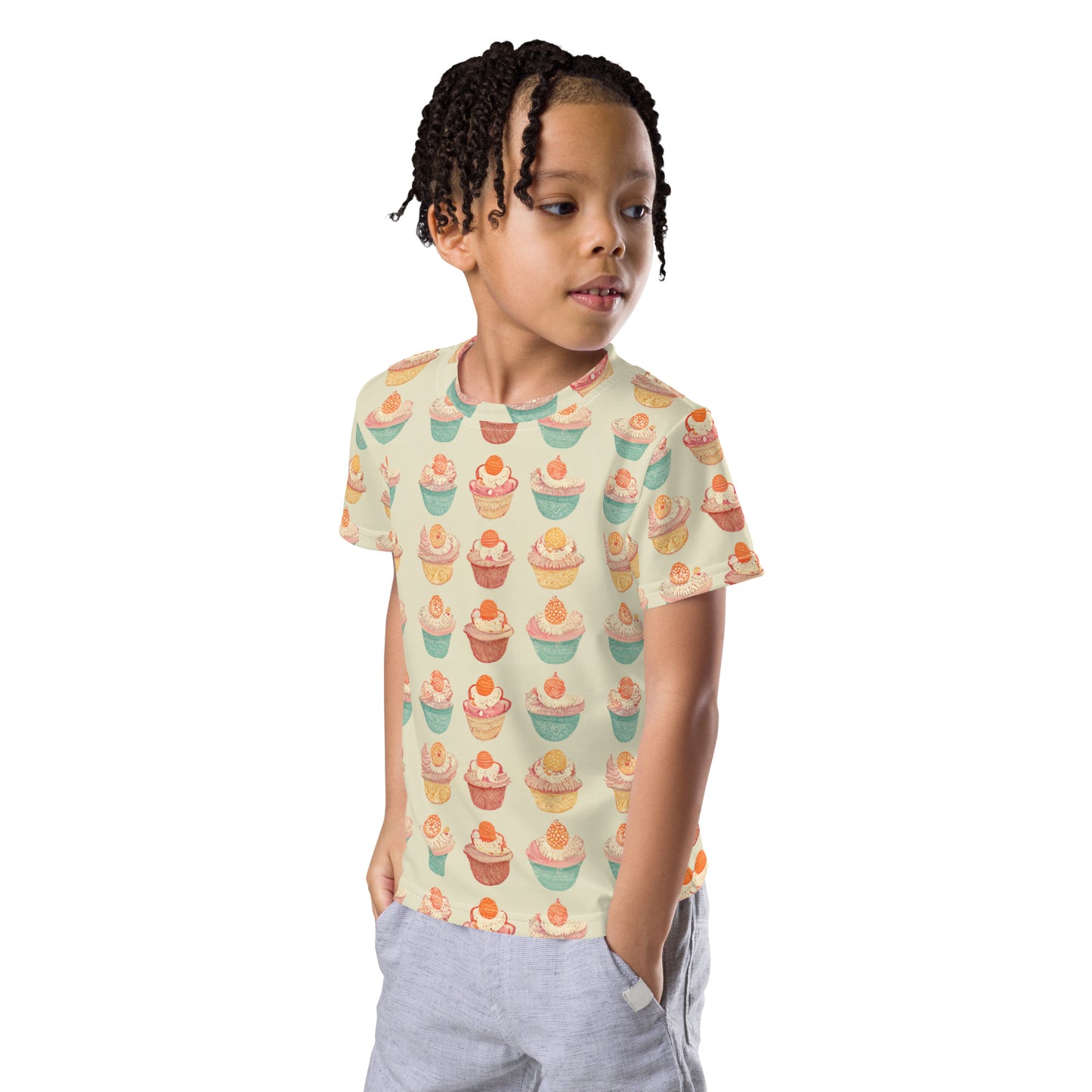 Cupcakery Boy’s crew neck t-shirt