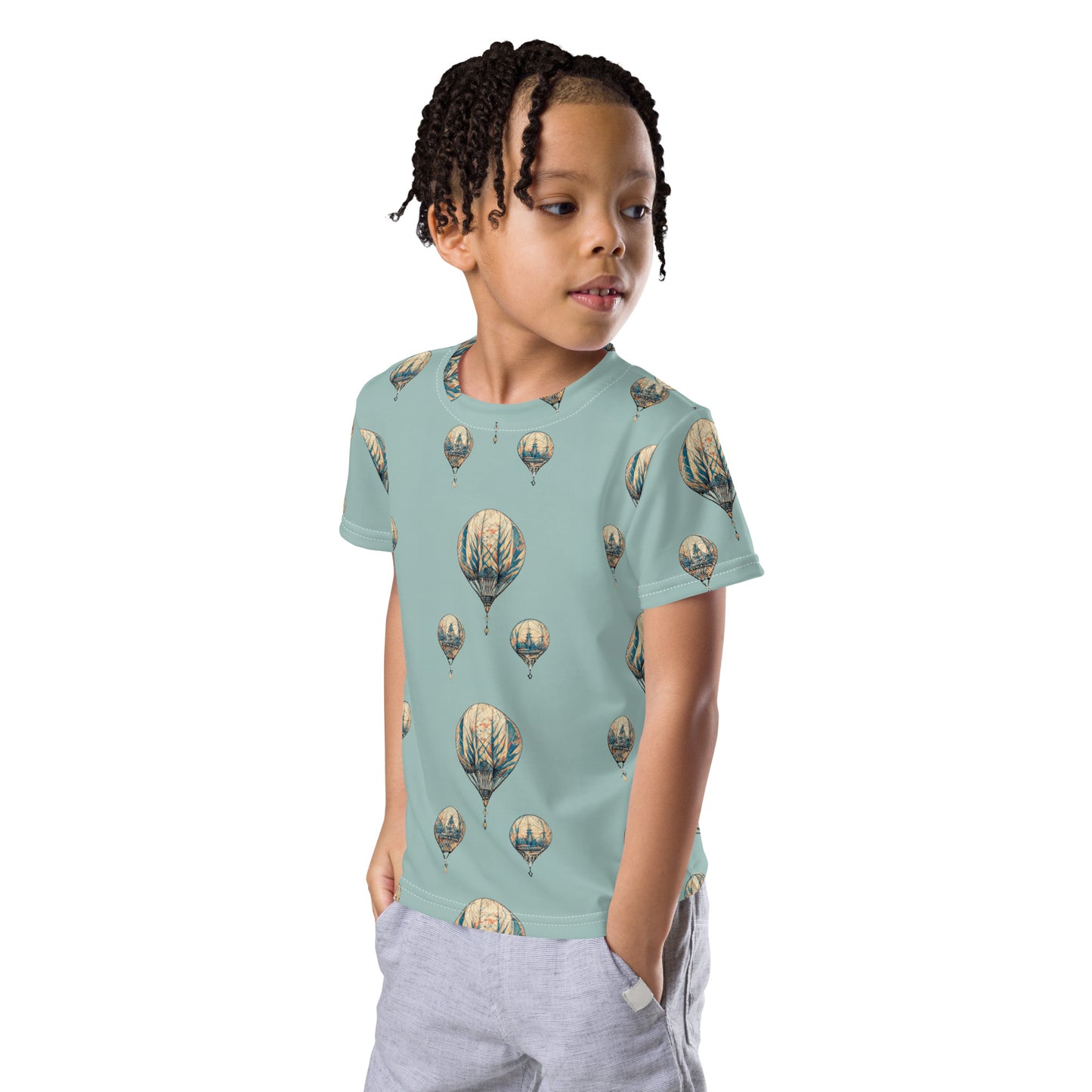 Dreamy Ascent Boy’s crew neck t-shirt