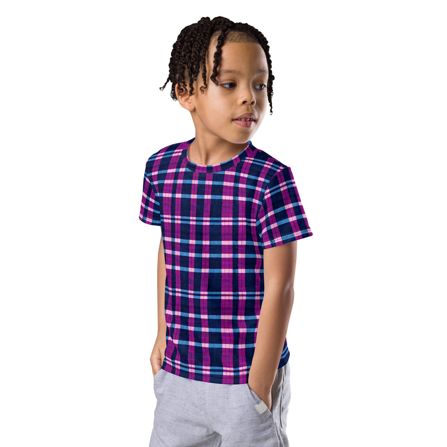 Royal Highlander Plaid Boy’s crew neck t-shirt