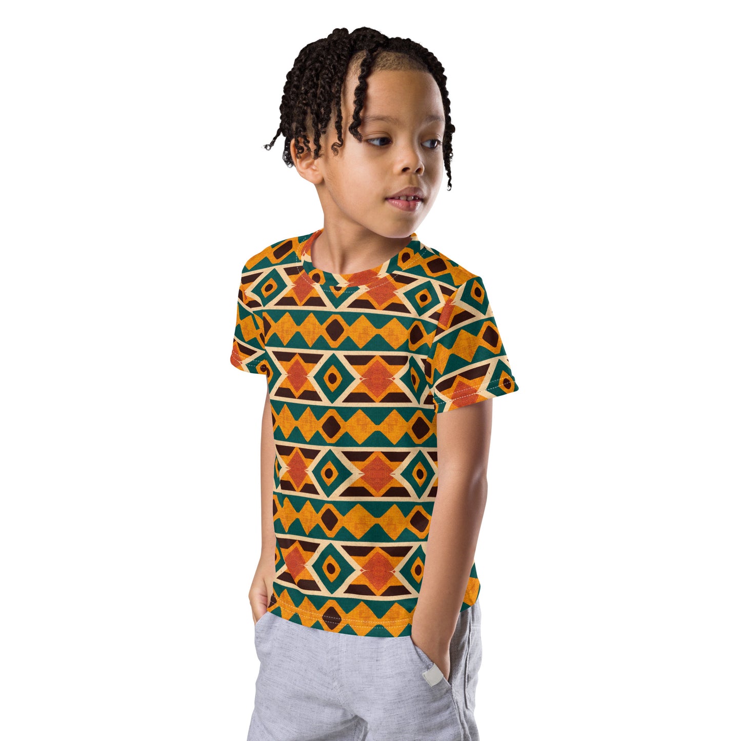 Tropical Diamond Tango Boy’s crew neck t-shirt