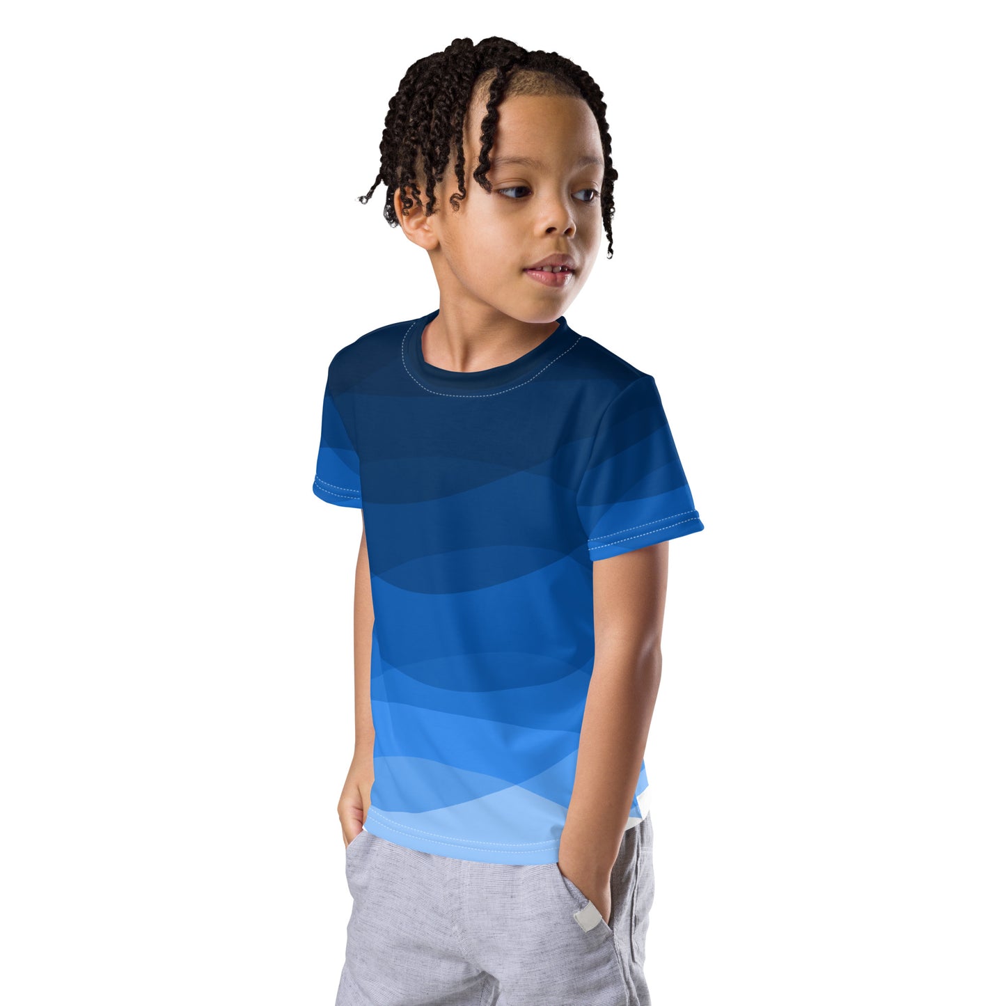 Nautical Indigo Boy’s crew neck t-shirt