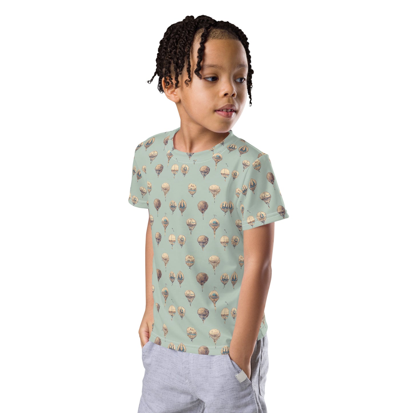 Floating Fantasy Boy’s crew neck t-shirt