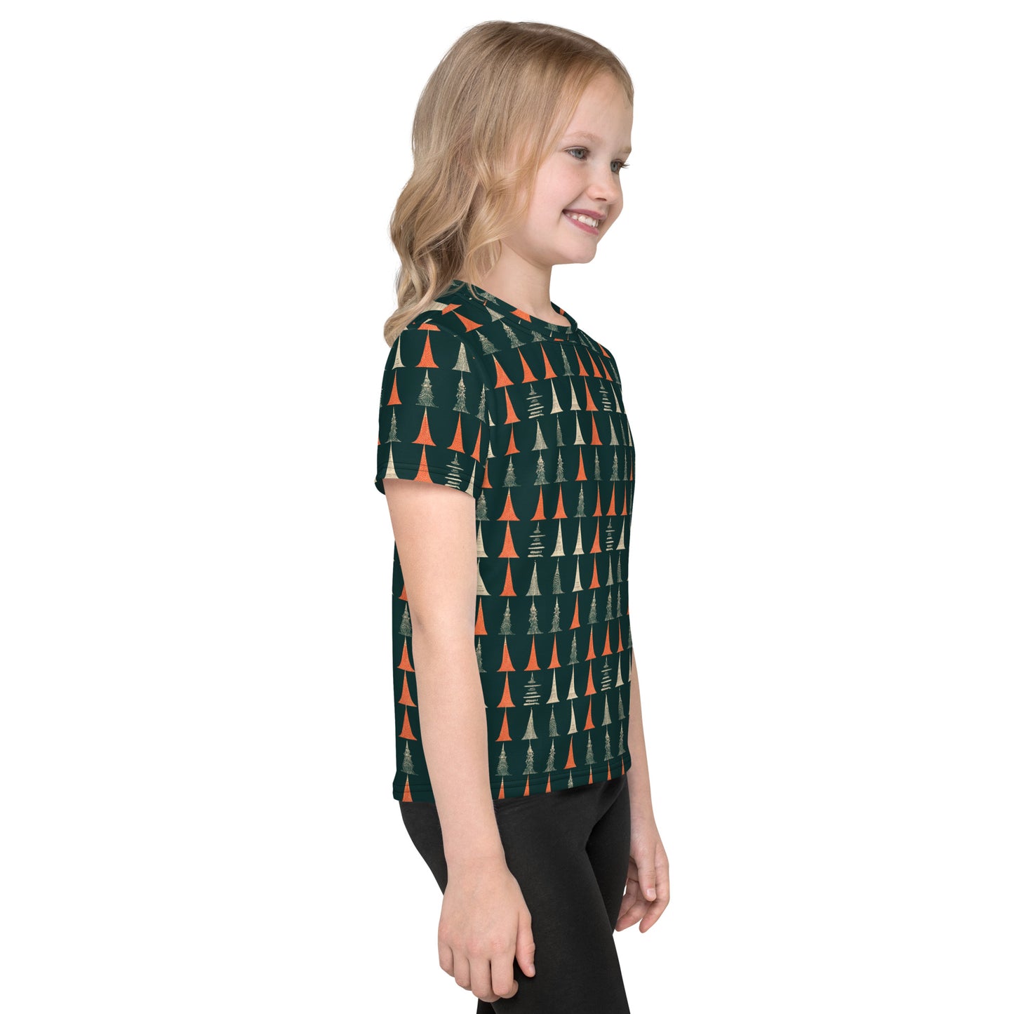 Holiday Tree Symphony Girl’s crew neck t-shirt