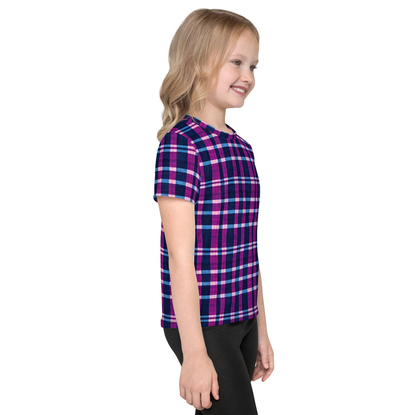 Royal Highlander Plaid Girl’s crew neck t-shirt