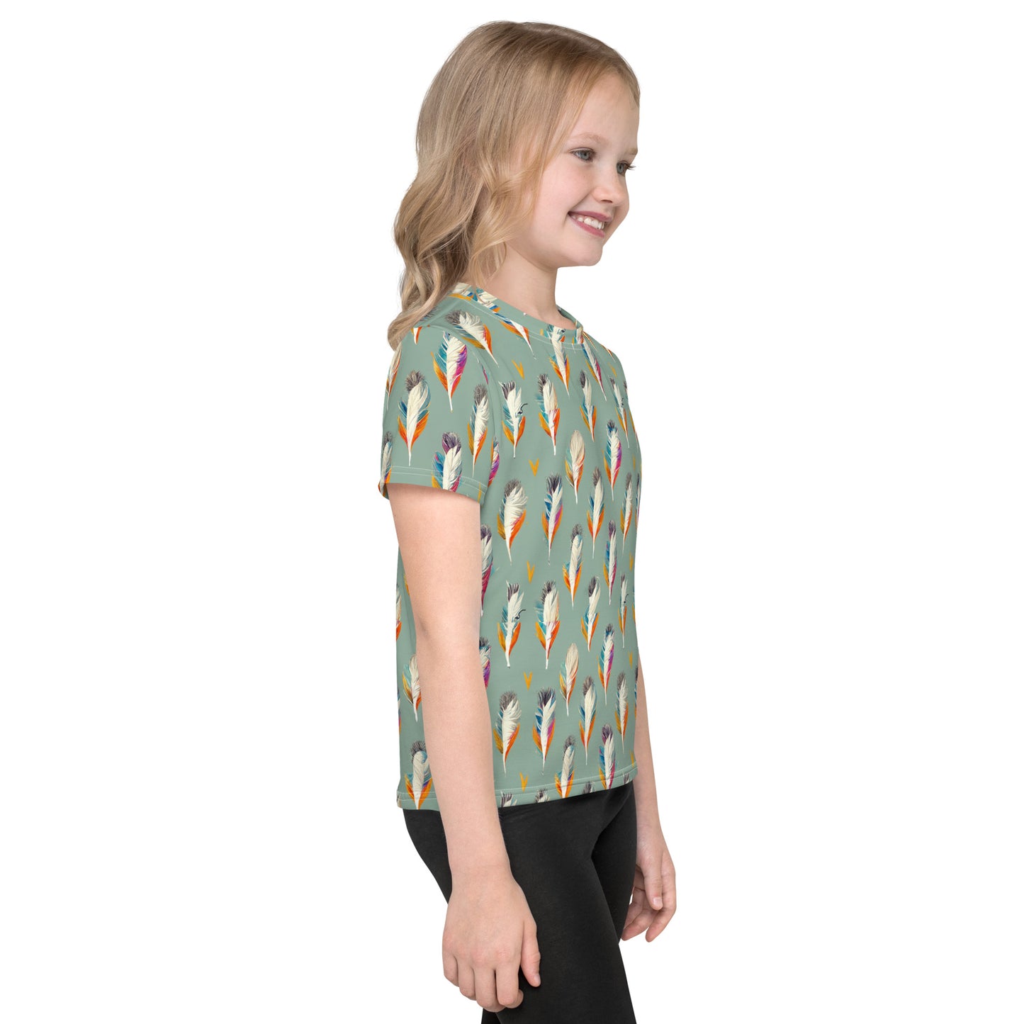 Tropical Birdsong Girl’s crew neck t-shirt