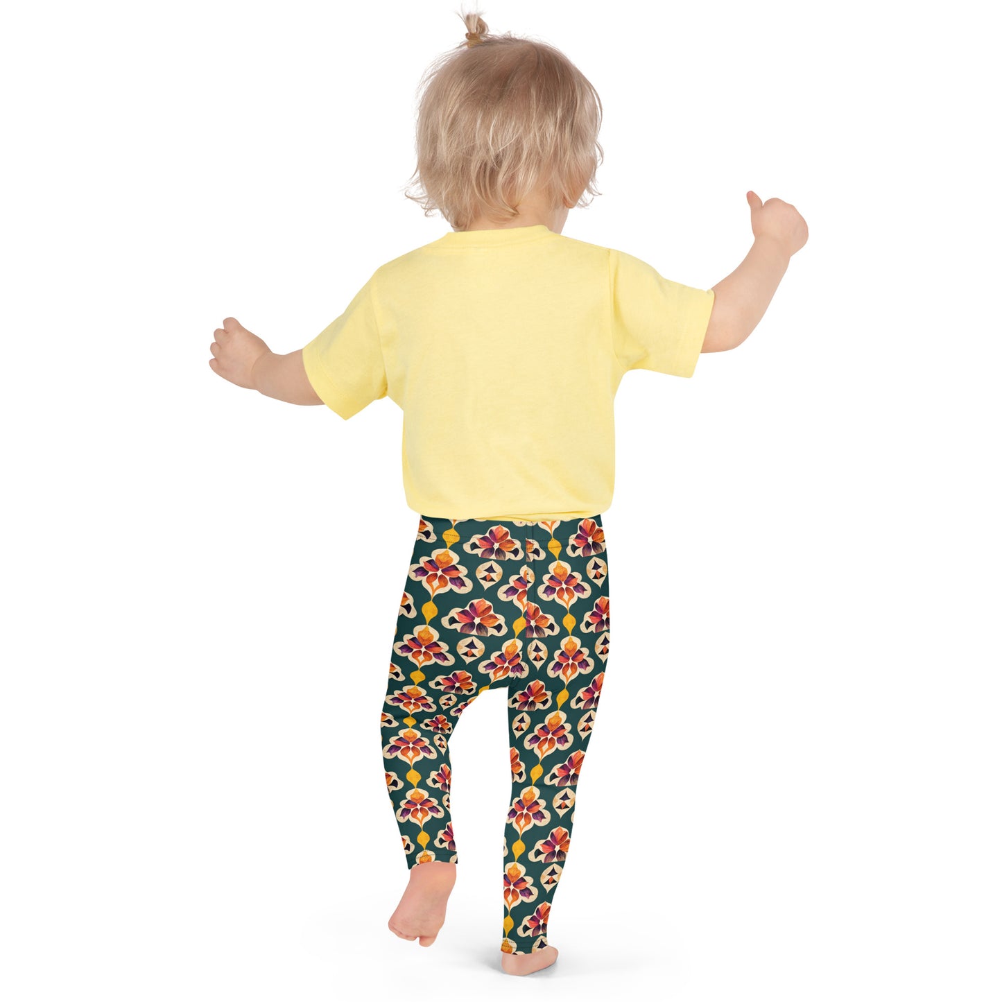 Ifrane’s Rainbow Blossoms Kid's Leggings