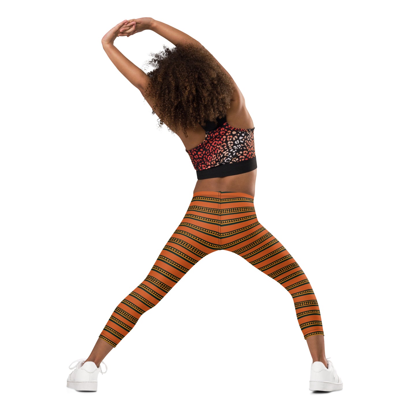 Timbuktu Tangerine Tapestry Girl’s Leggings