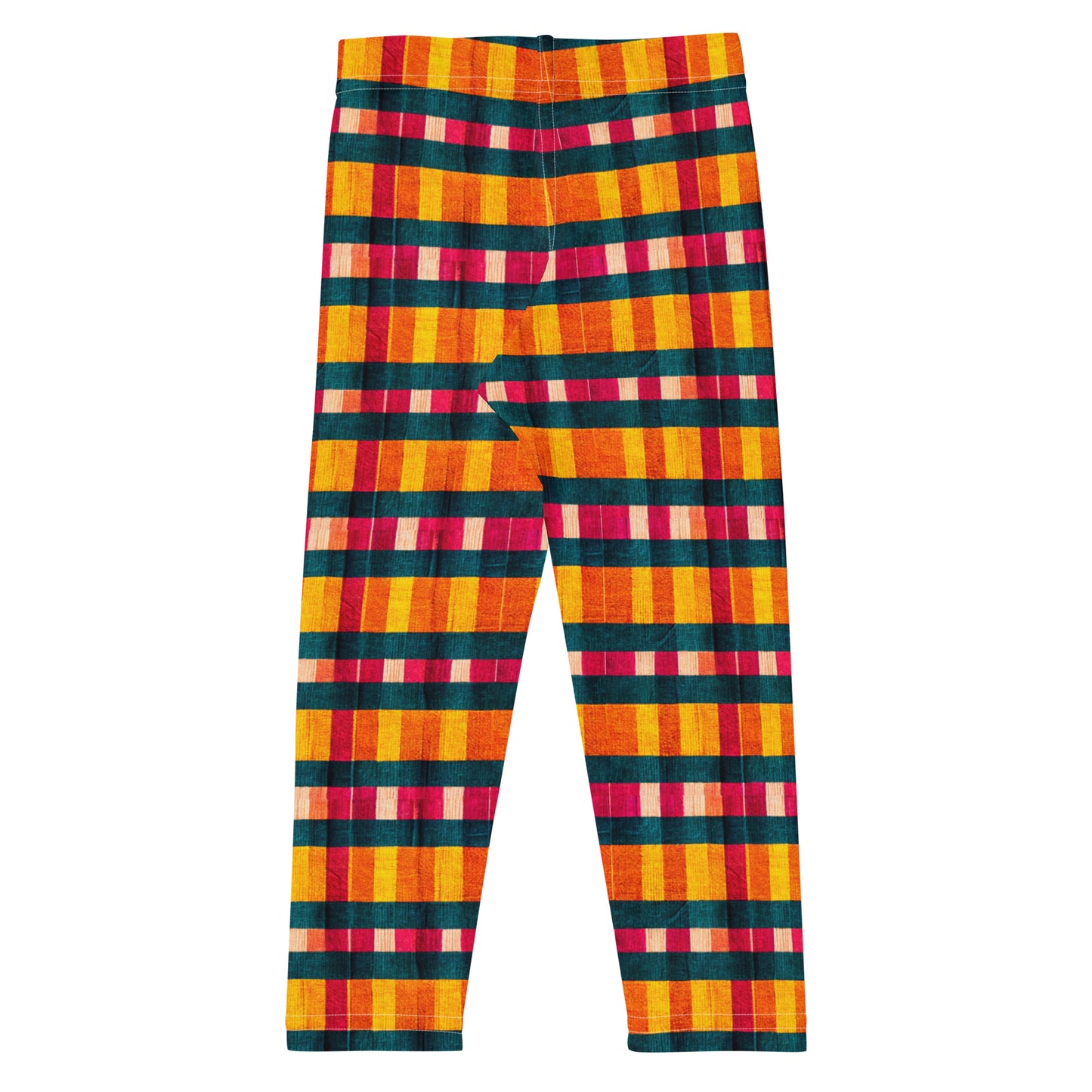 Tropical Fiesta Plaid Girl’s Leggings