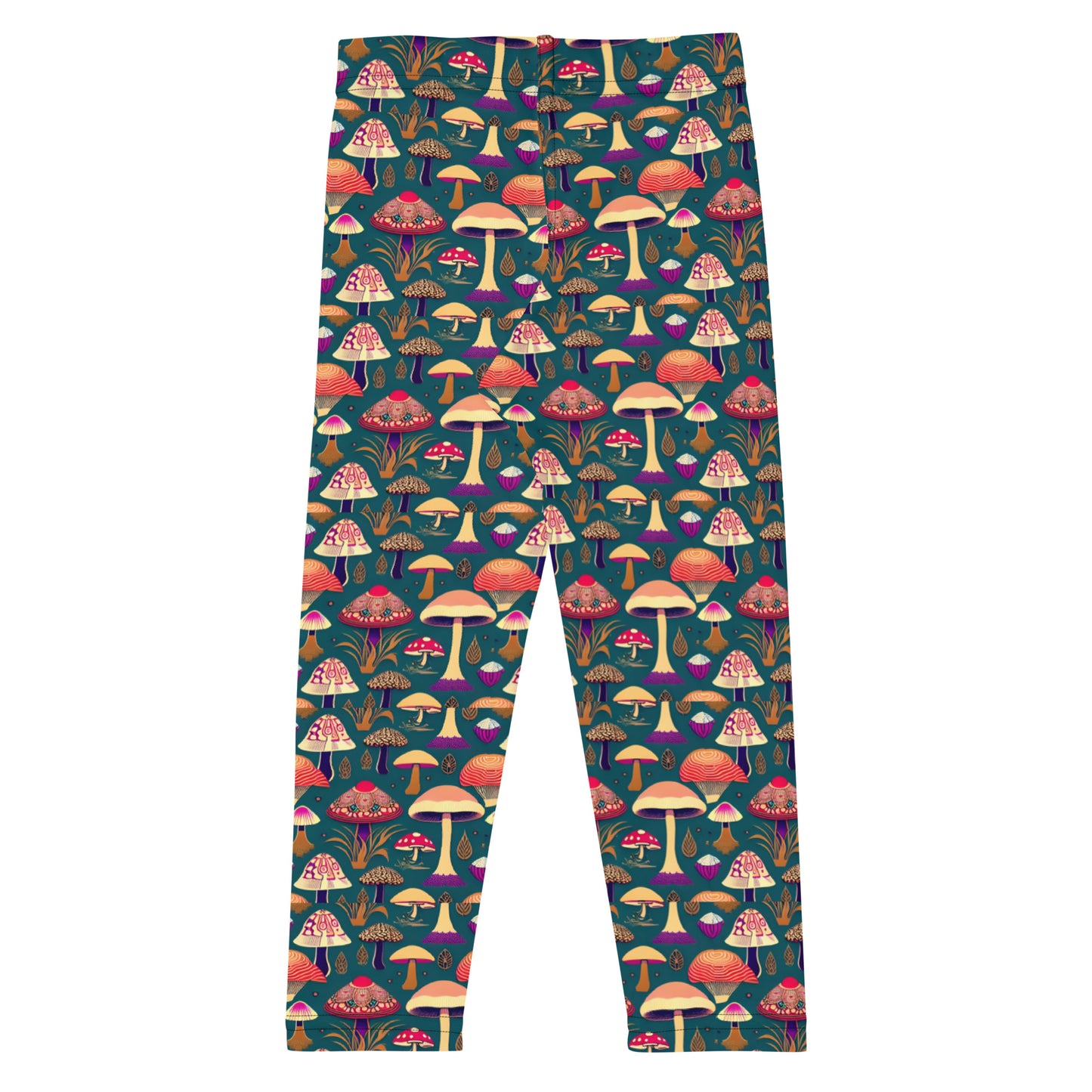 Whimsical Mushrooms in Color Baby Girl’s Leggings