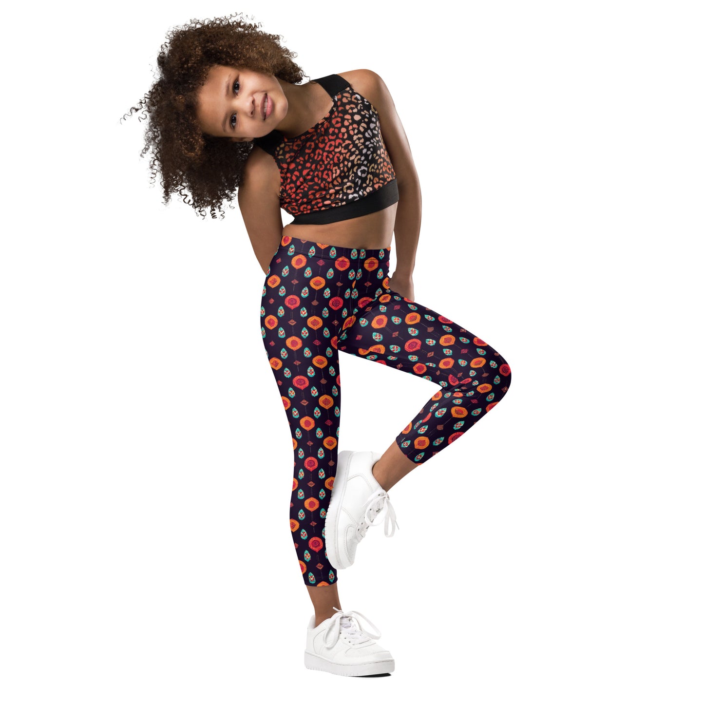 Free Spirited Flora Kid's Leggings