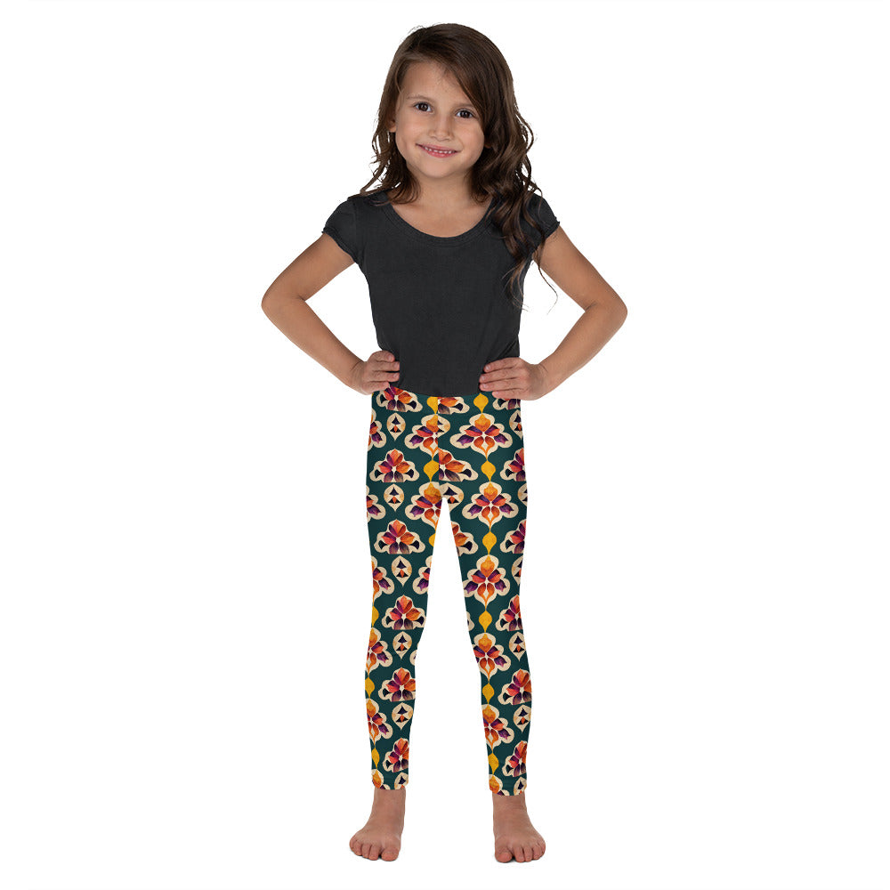 Ifrane’s Rainbow Blossoms Kid's Leggings