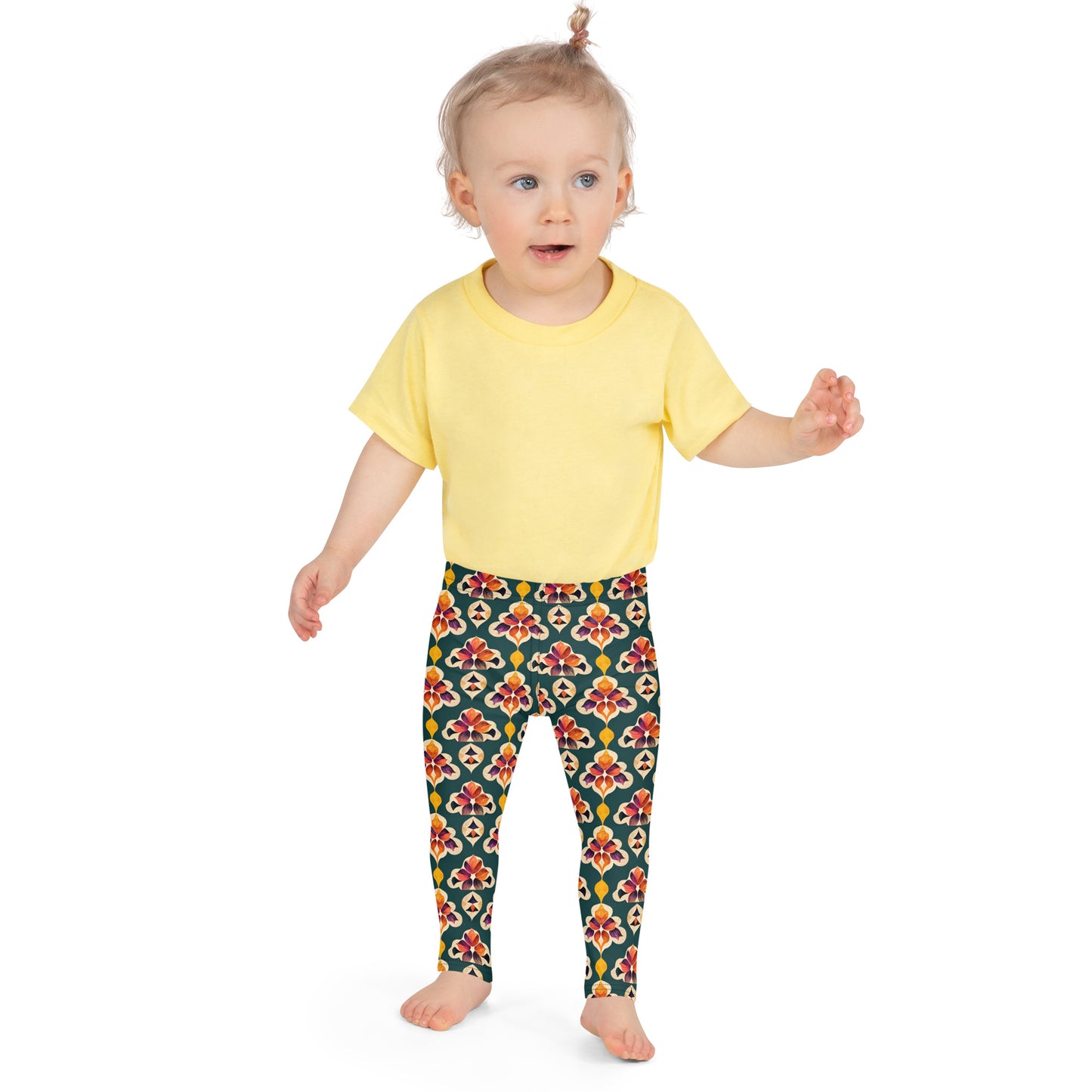 Ifrane’s Rainbow Blossoms Kid's Leggings