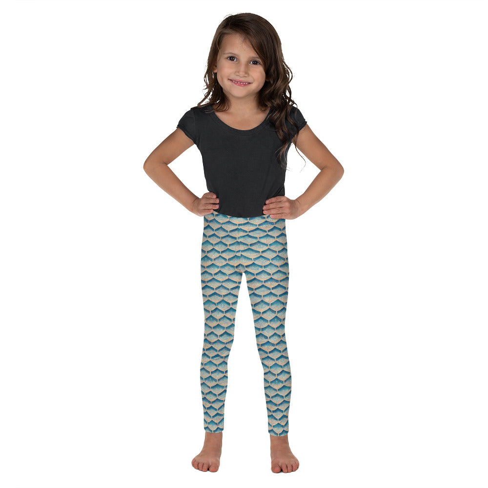 Seafoam Scales Girl’s Leggings