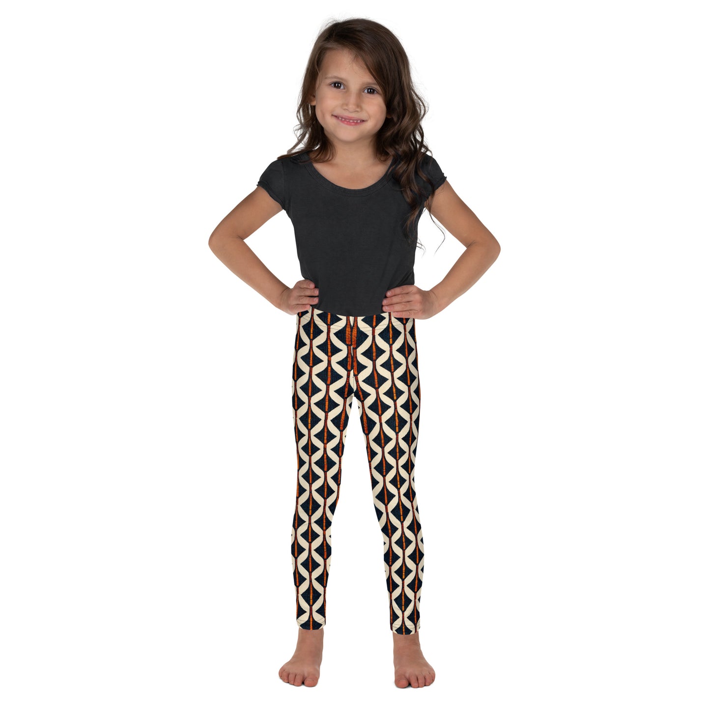 Tribal Tones In Harmony Girl’s Leggings