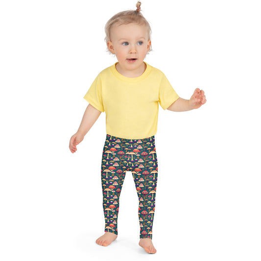 Whimsical Mushrooms in Color Baby Girl’s Leggings