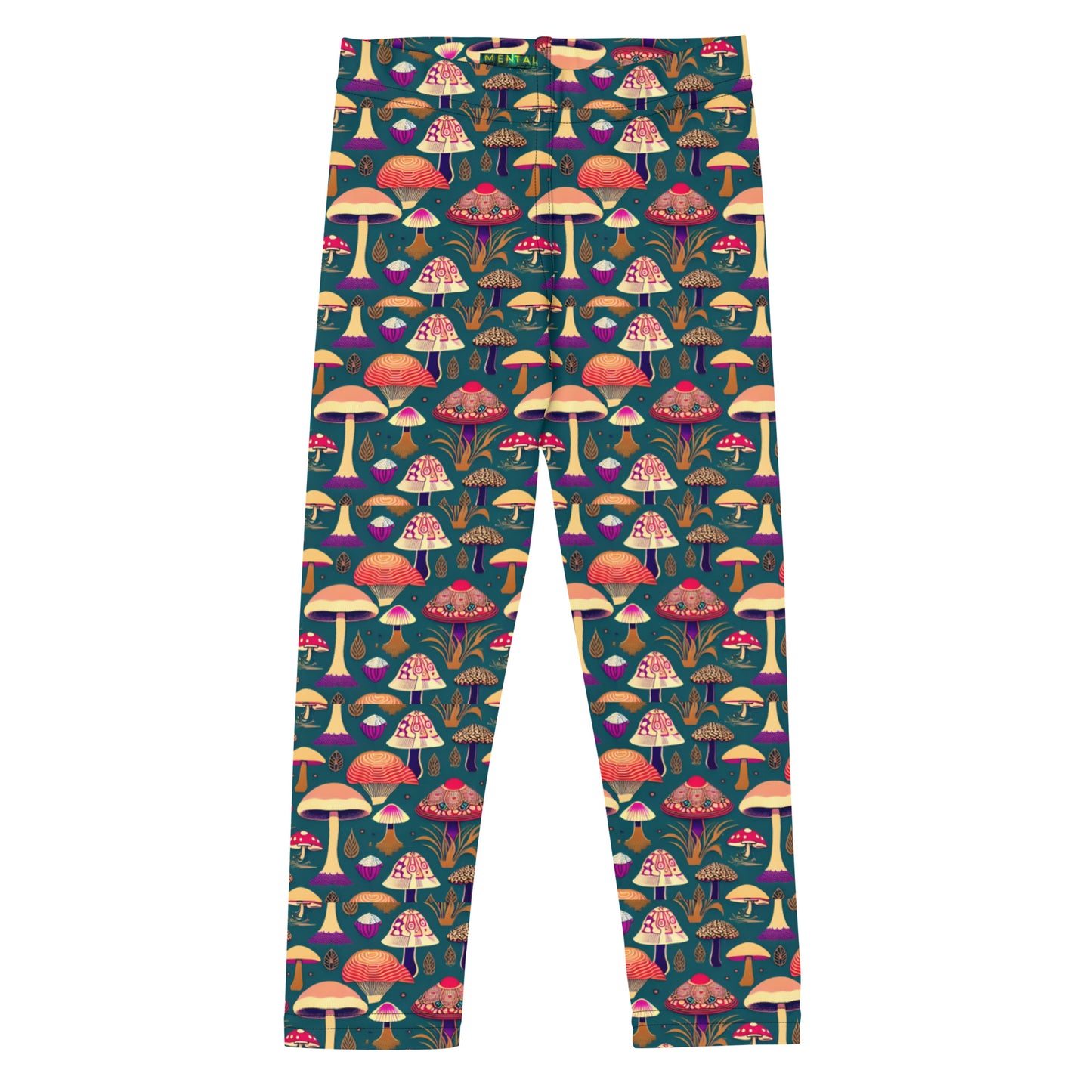 Whimsical Mushrooms in Color Baby Girl’s Leggings