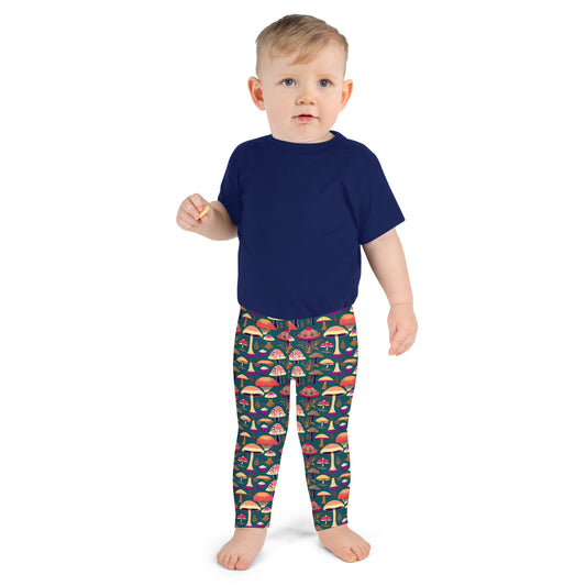 Whimsical Mushrooms in Color Baby Boy’s Leggings