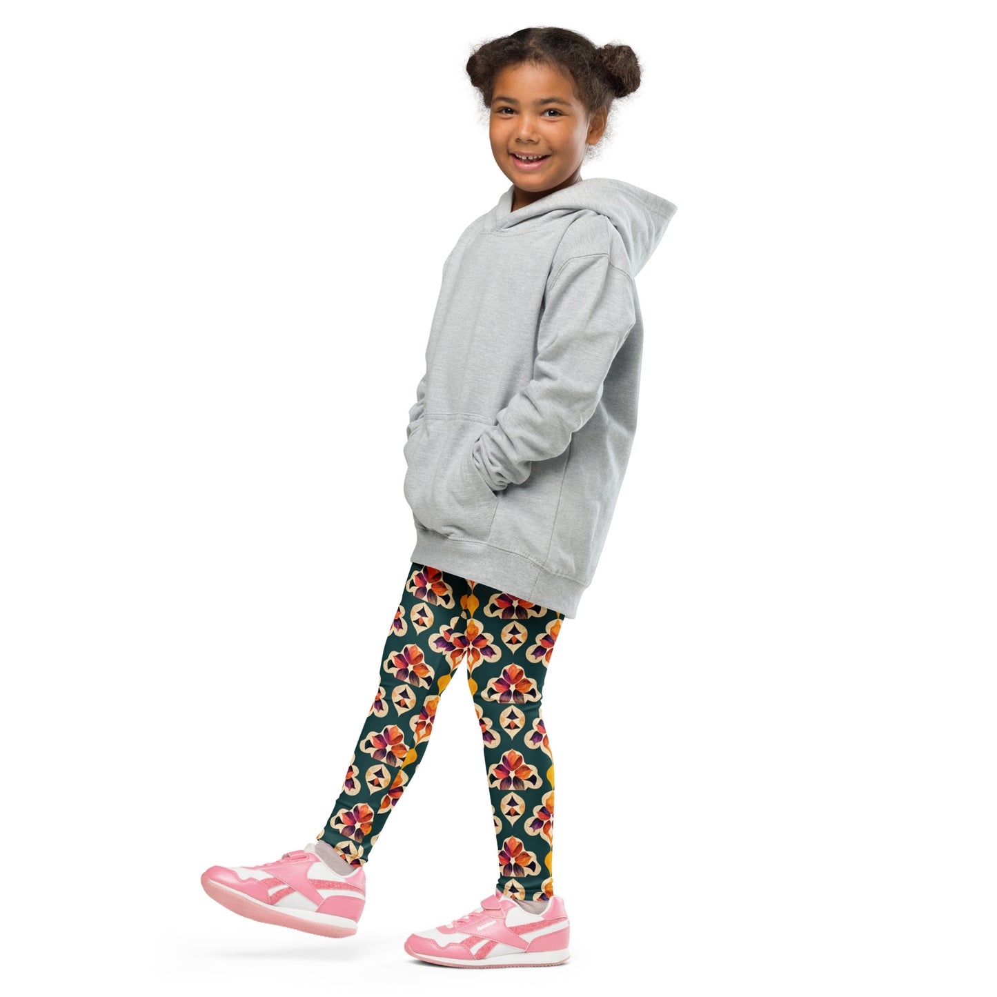 Ifrane’s Rainbow Blossoms Kid's Leggings