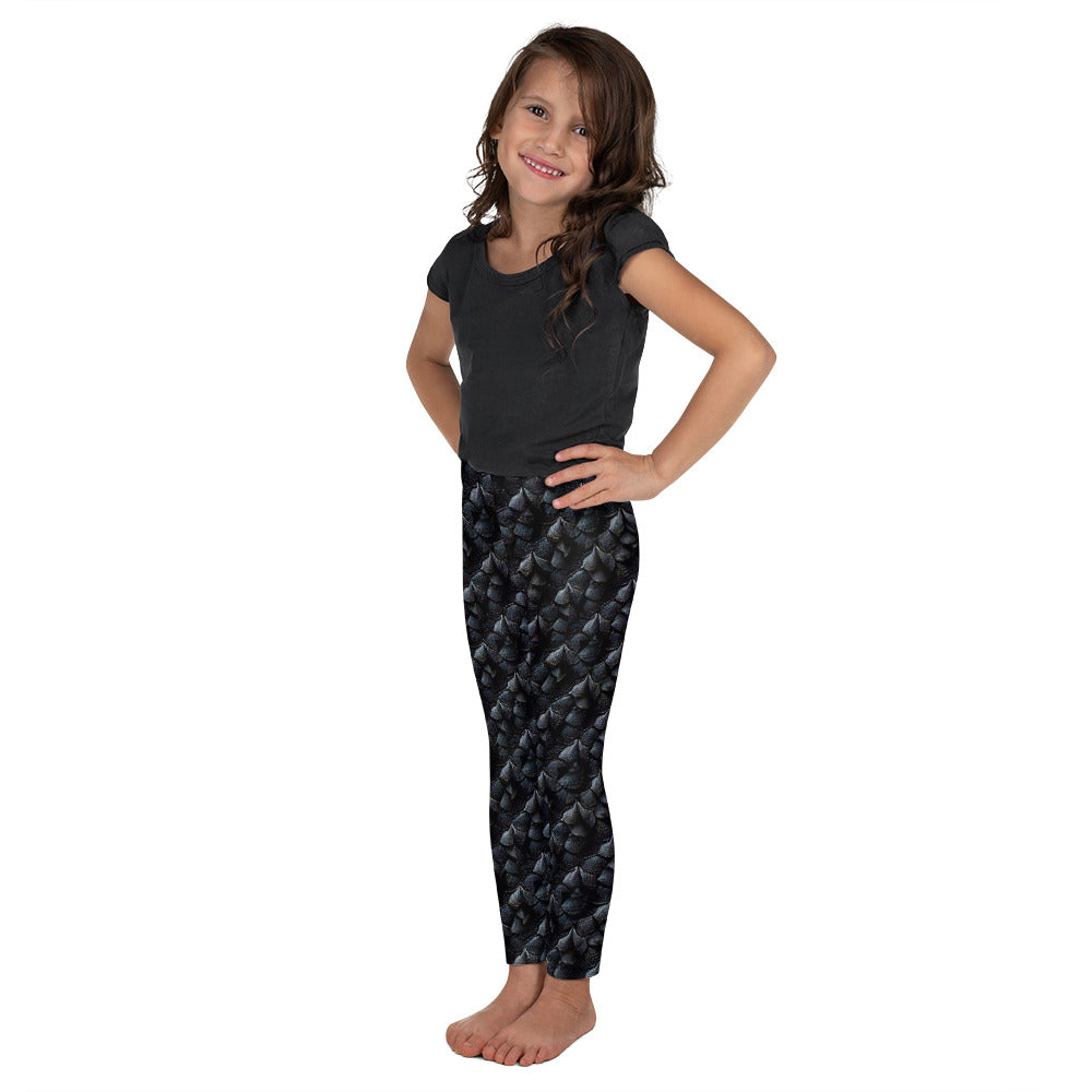 Onyxxor, the Cliff Sentinel Dragon Kid's Leggings