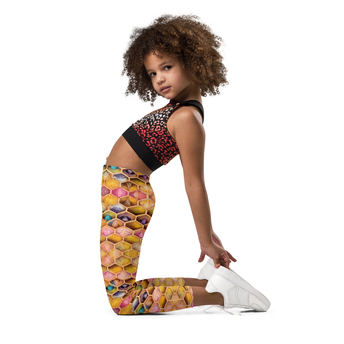 Rainbow Hive Radiance Girl’s Leggings