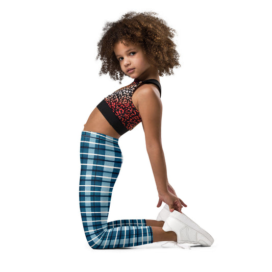 Scotsman’s Skyward Plaid Girl’s Leggings