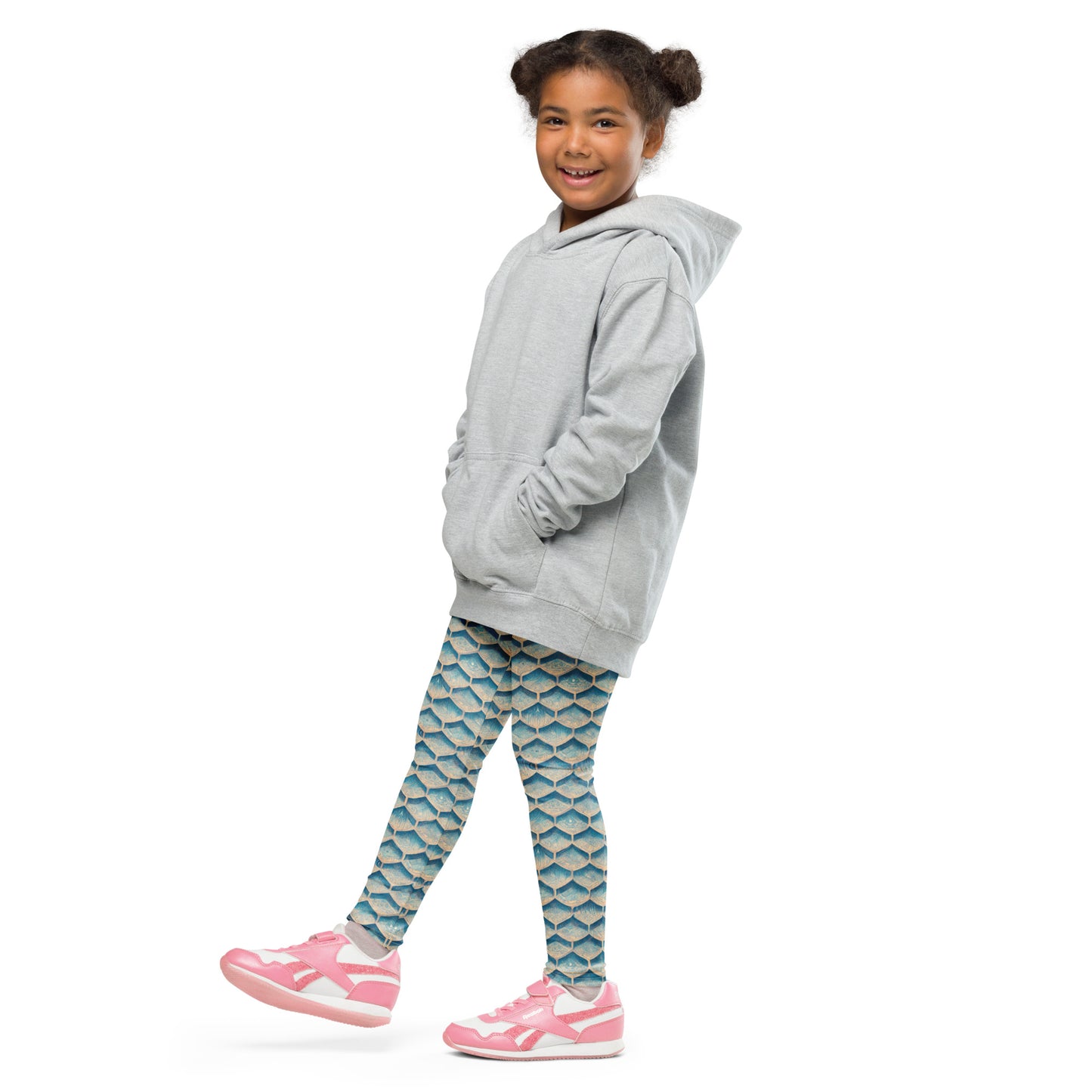 Seafoam Scales Girl’s Leggings