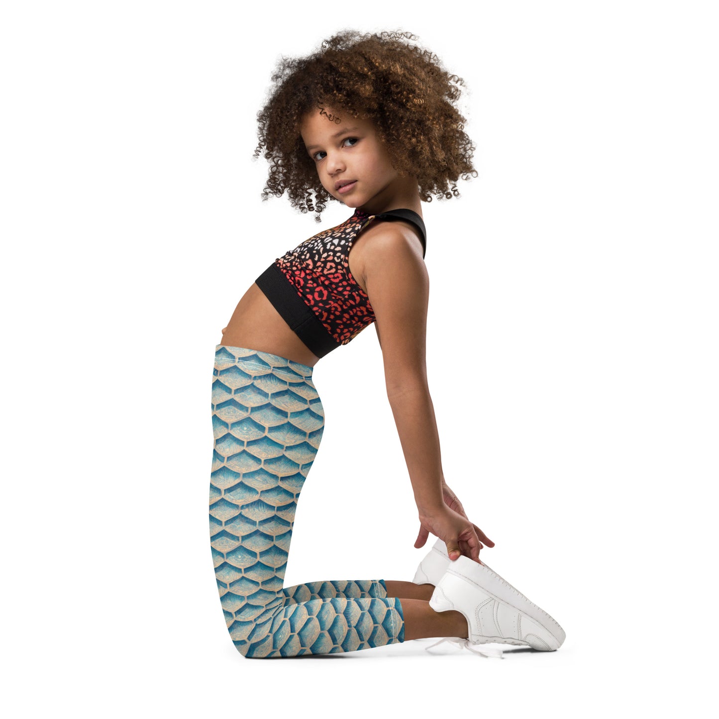 Seafoam Scales Girl’s Leggings