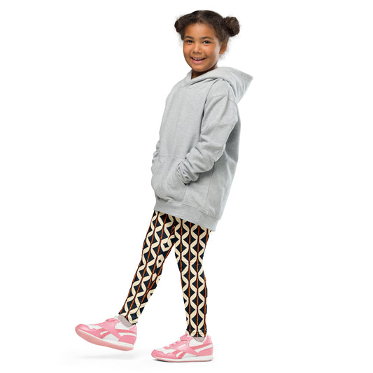 Tribal Tones In Harmony Girl’s Leggings