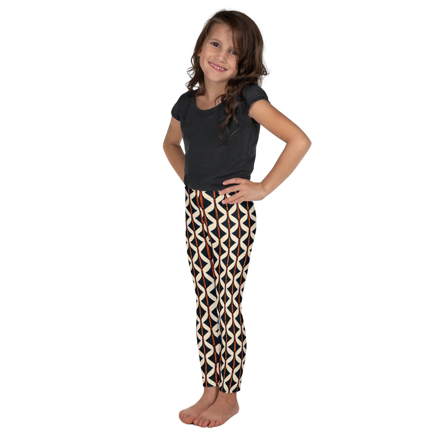 Tribal Tones In Harmony Girl’s Leggings