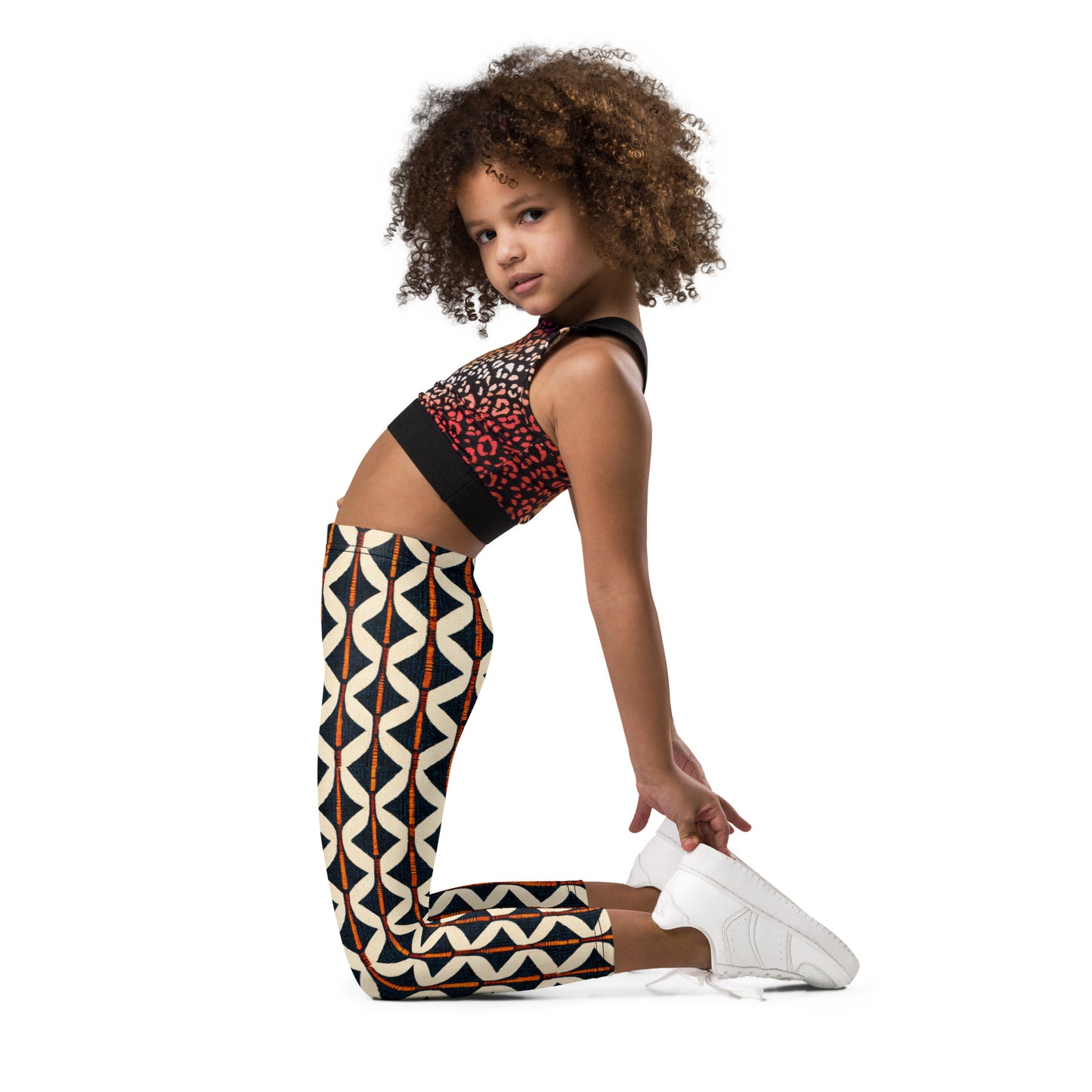 Tribal Tones In Harmony Girl’s Leggings