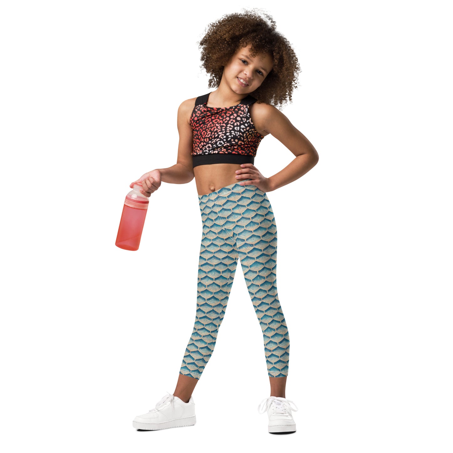 Seafoam Scales Girl’s Leggings