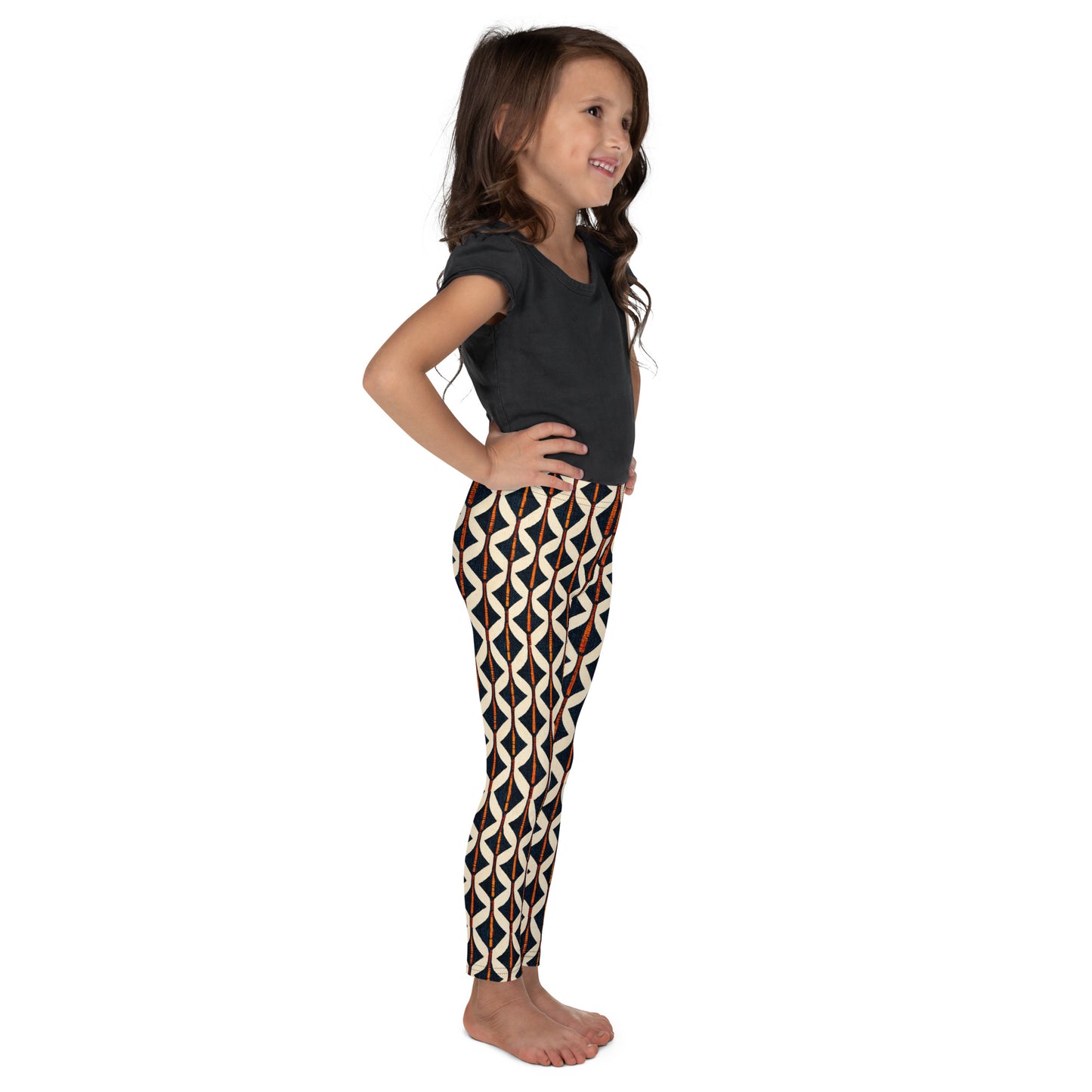 Tribal Tones In Harmony Girl’s Leggings