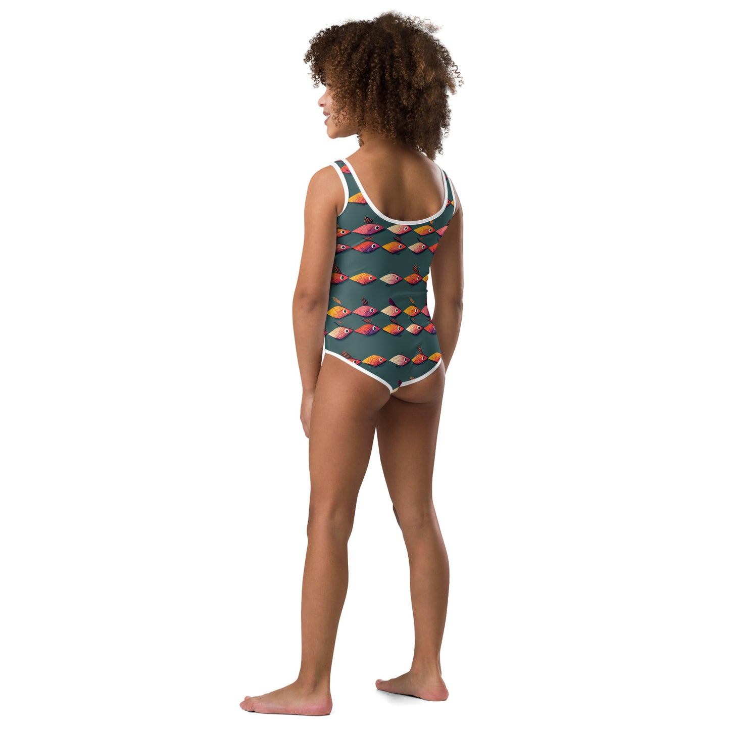 Brilliant Fish Brigade Kids Swimsuit