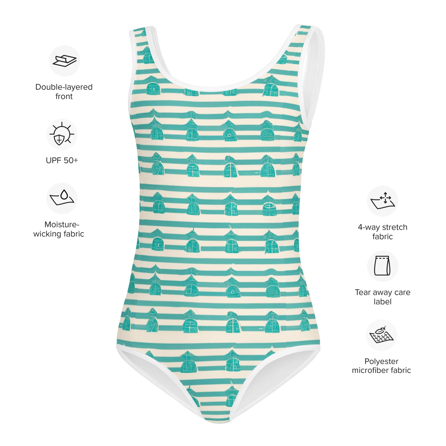 Beachfront Property Kids Swimsuit