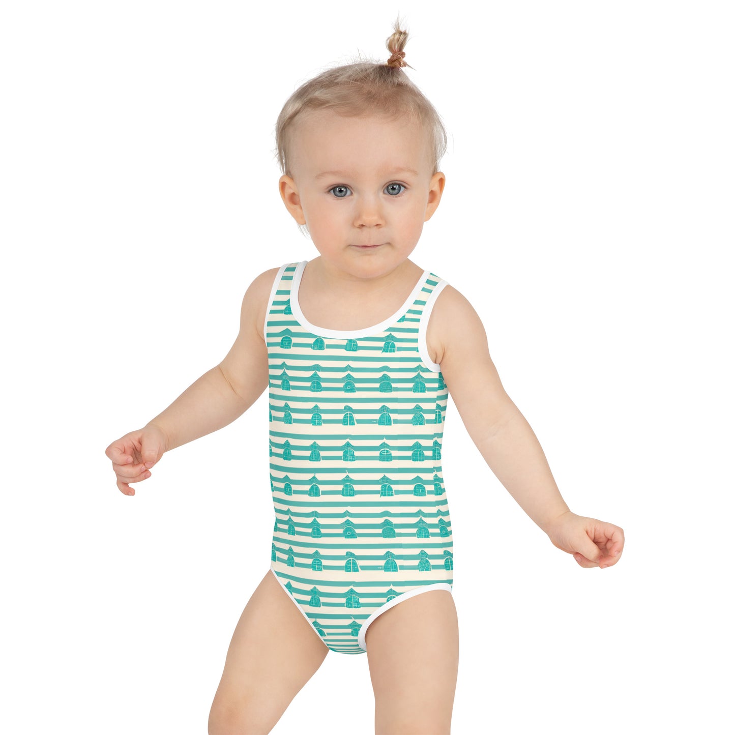 Beachfront Property Kids Swimsuit