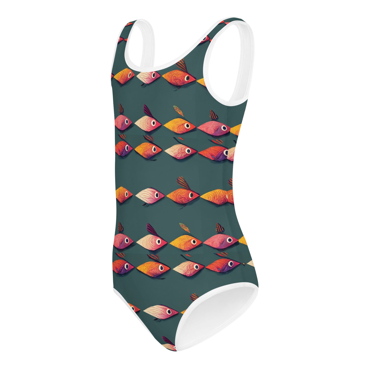 Brilliant Fish Brigade Kids Swimsuit